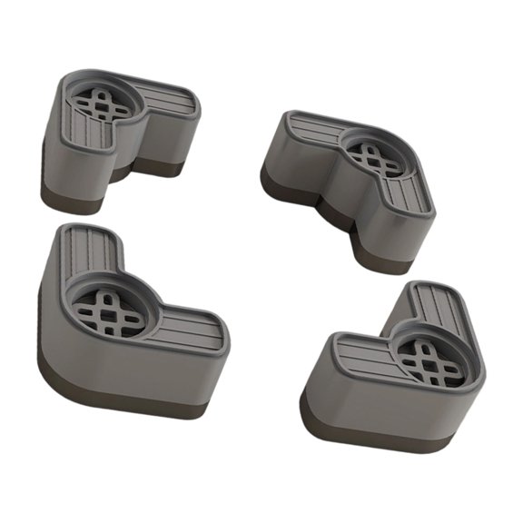 4Pieces Antislip Mats Shock Absorbent Pads for Washers and Dryers to Minimize Shaking and Enhances Stability