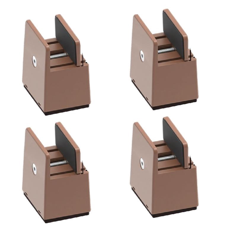 Storage Terrace Riser 4Pieces Bed Elevators 2Inch Plastic Furniture Risers for Desk Sofa ...