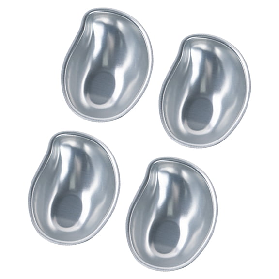 4Pieces Creative Peach Mangos Shape Mochi Molds Heat Resistant Nonstick Aluminum Alloy Baking Molds For Pastries Cake