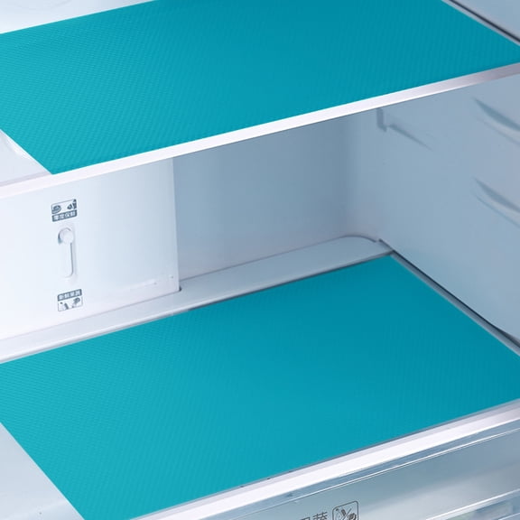 4Pieces Customizable Mat AntiSlip Refrigerator Shelf Liner Pad EVA Kitchen Cabinet Mats Easy to Clean and Waterproof