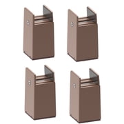 4Pieces Furniture Risers 2Inch Thick Plastic Bed Leg Elevators for Sofa Desk