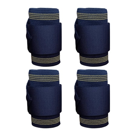 4Pieces Horse Leg Wraps Horse Support, Horse Leggings Wrap Riding Race Leg Protection Wraps Leg Guards Equestrian Accessories