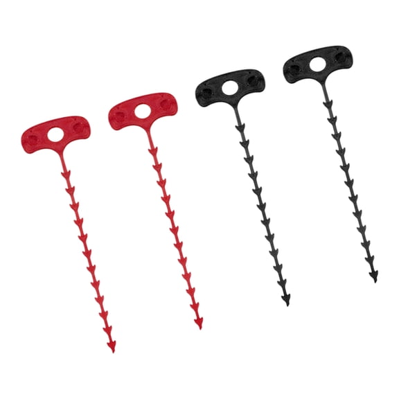 4Pieces Plastic Drain Cleaner Stick Hair Remover Tool for Kitchen Bathroom Tub