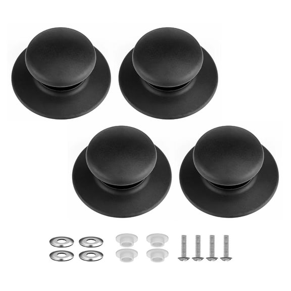 4Pieces Practical Pots Lid Handles Home Accessory Easy Installion Designs for Most Kitchen Cookware Lid Household