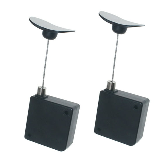 4Pieces Retractable Remote Control Tethers Leashes for TVs and DVDs Ensures Security