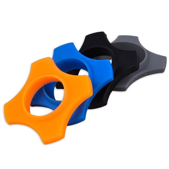 4Pieces Silicone Microphone Anti-roll, Anti-fall Sleeve KTV Mic Protective Ring for Conference Room, News Interviews,