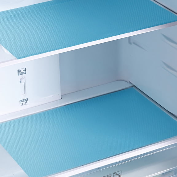 4Pieces Washable Fridge Drawer Inserts Flexible Mess Prevention Cabinet Liner Pad Kitchen Organization Essential Supply