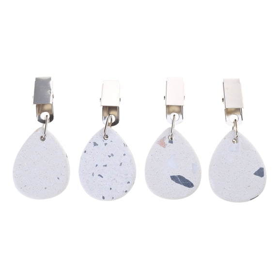 4Pieces Weights Tablecloth Table Weight Outdoor Curtain Shower Pendant Garden Drapery Weights Table Cover Clips