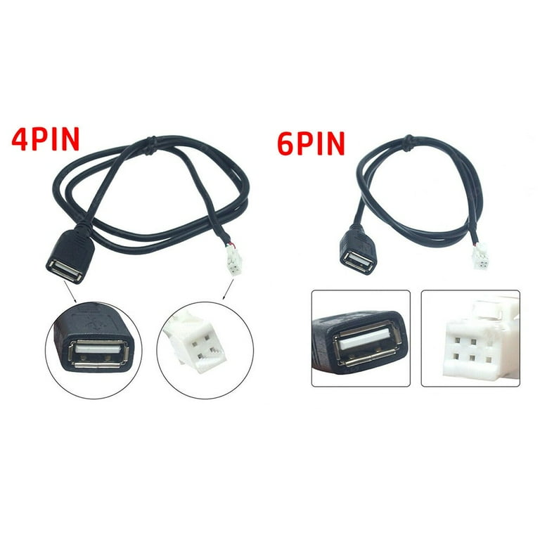 Amazon.com: ImBros 4/6Pin Car USB Female Dash Board Mount