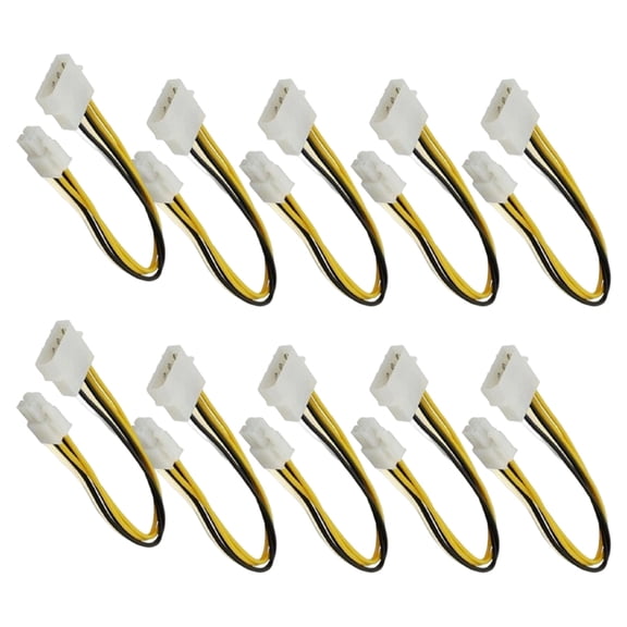 4Pin CPU Power Supply to Port Extension Cord Cable Desktop 4Pin Power