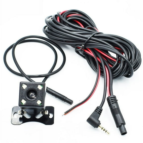 4Pin Car Rear View Reverse Parking Camera Night Sight 4LED Lamp 2.5mm Jack Port