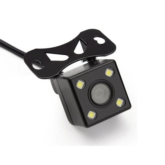 4Pin Car Rear View Reverse Parking Camera Night Sight 4LED Lamp 720P 2.5mm Jack Port