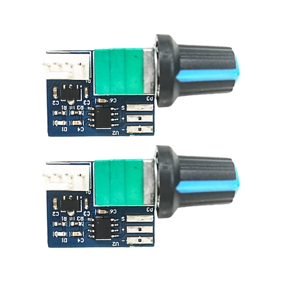 4Pin Computer Fan Controller 12V PWMs Module With 0 97% Duty Cycle Adjustment And Toolless Installation
