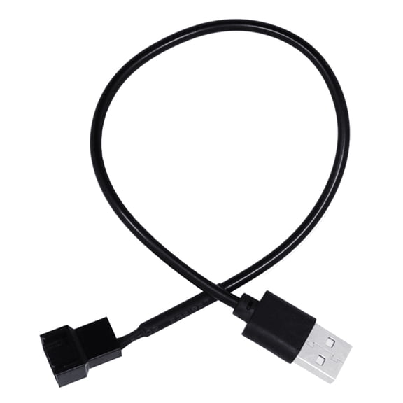 4Pin Female to 5V USB Male USB Adapter Cable USB to 4Pin Fan Power for Computer Case Adapter Cord