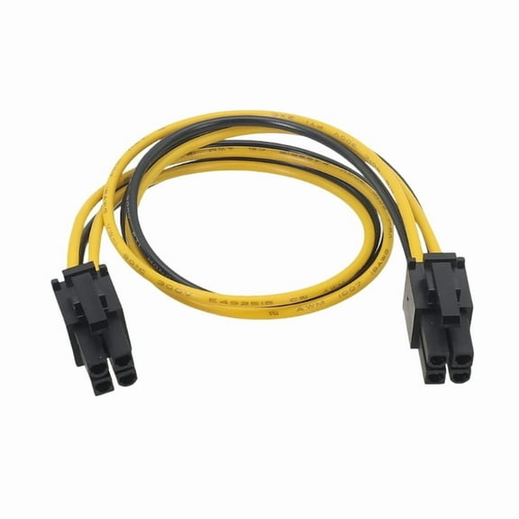 4Pin Male To Male Power Supply Cable For Circuit Board 4Pin Port With 18AWG Full Metallic CPU Video Line