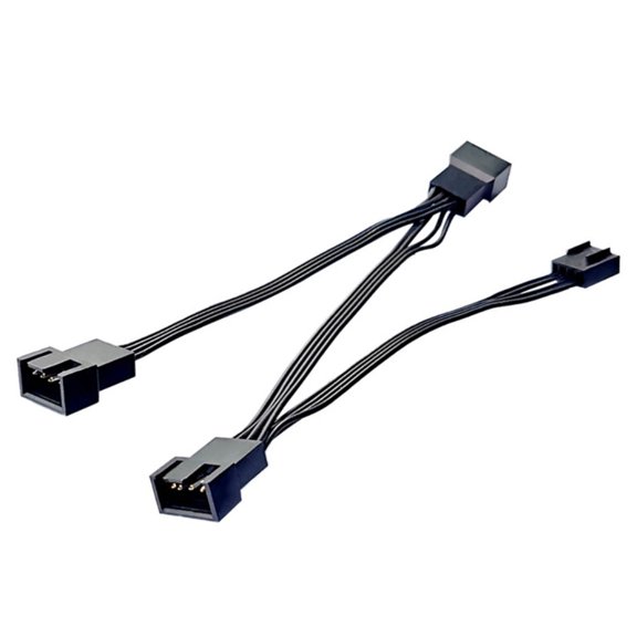 4Pin PWM Fan Splitter Cable Supports 3pcs 3pin/4pin Fan for PC Motherboard Highly Speed Cooling System Flexible Wiring