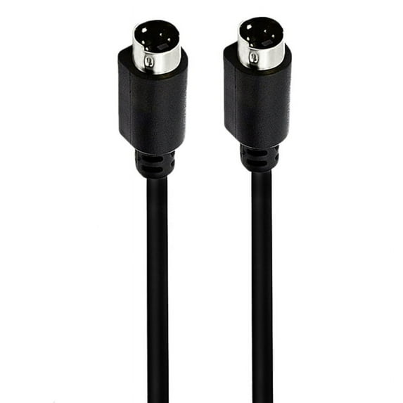 4Pin S Video Cable Gold Plated Plugs Mini Din 4 Pin Cord for Camcorders and Home Theater Transfers Video to Monitorings
