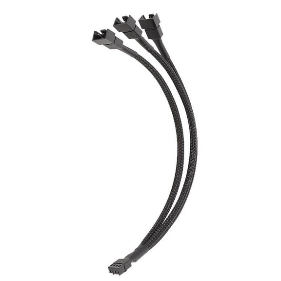 4Pin Splitter 4Pin Fan Adapter Cable for Computer PC Case Fan Extension Power Cable Extension Cable