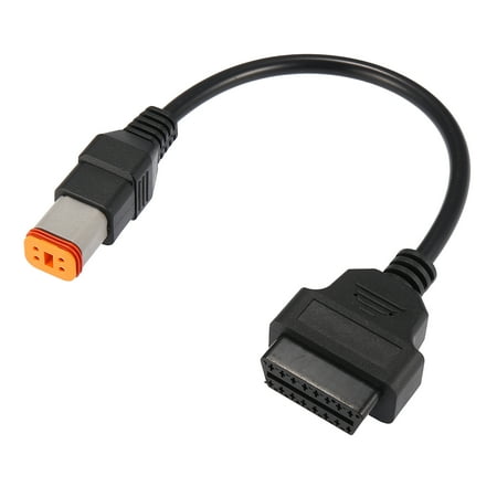 4Pin to OBD2 Diagnostic Scanner Adapter Cable for Harley Davidson Motorbike OBDII 16Pin to 4Pin
