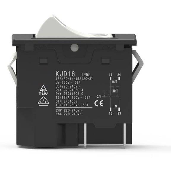 4Pins Emergencies Stop Button Electromagnetic Switches for Industrial Electric Power Tool Machine Tool Equipment