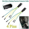 thumbnail image 1 of 4Pins Side Mirror Heating Function Connector Cable Wire For Bmw 5' 6' 7' For X3 For X4 For X5 For X6 For F01 F02 F10 F11 F12 F13, 1 of 8