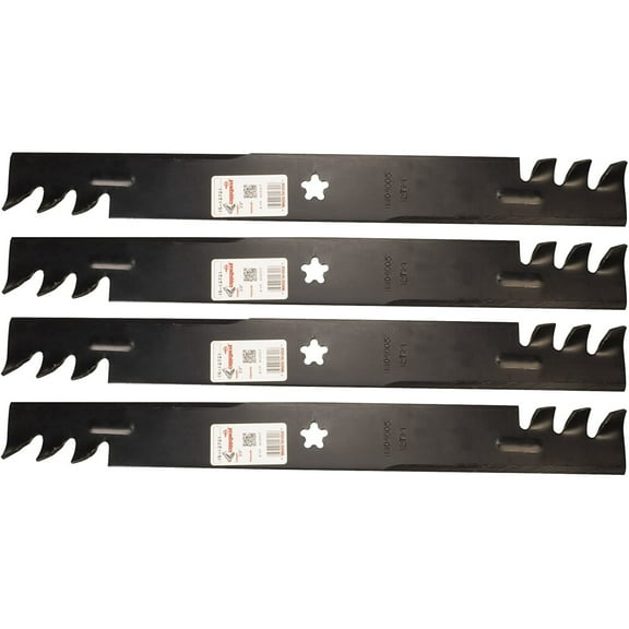 4Pk 12721 Copperhead Mulching Blades Compatible With Craftsman / Husqvarna 403107, 532403107.