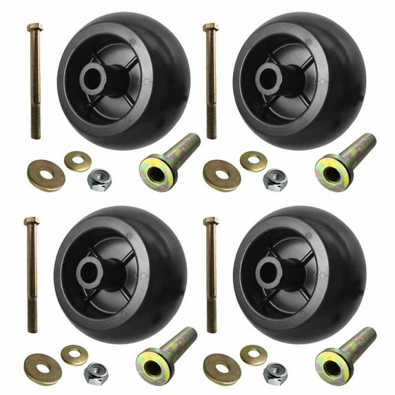 4Pk Deck Wheel Kit for Exmark 116-9981 1-603299 99-2842 Type A 103-7263 103-4051