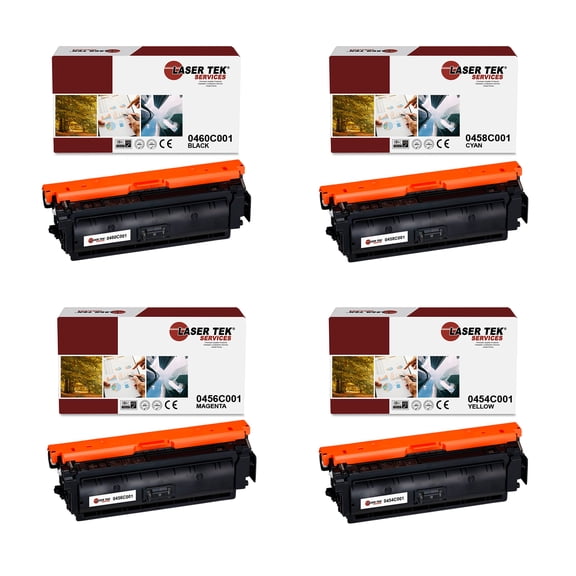4Pk LTS 040 040K 040C 040M 040Y Compatible for Canon ImageClass LBP712Cdn Toner
