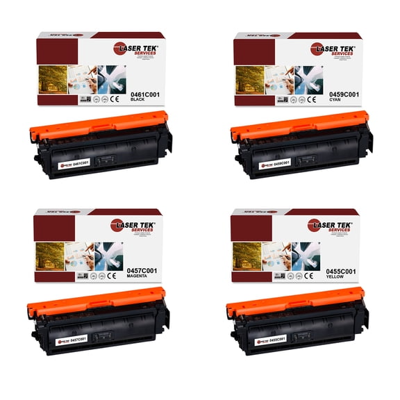 4Pk LTS 040H BCMY HY Compatible for Canon ImageClass LBP712Cdn Toner Cartridge