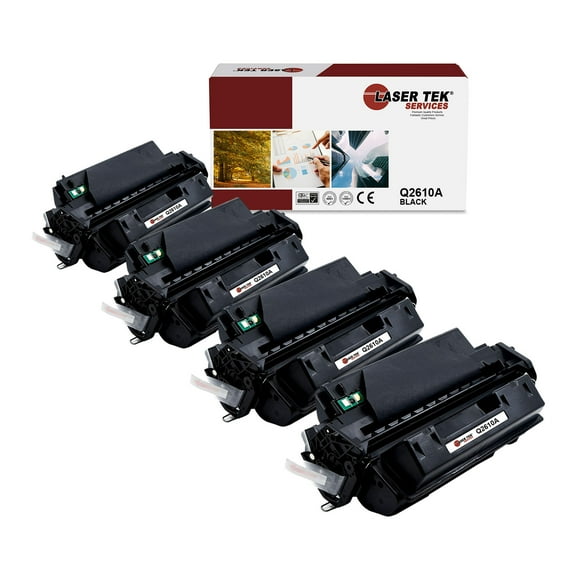 4Pk LTS 10A Q2610A Black Compatible for HP LaserJet 2300 2300L 2300N Toner