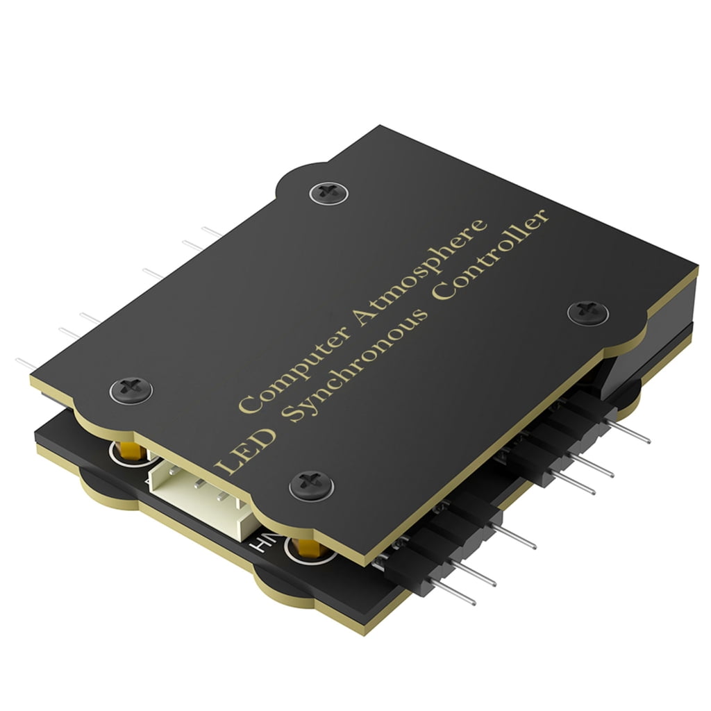 Pc Led Fan Controller 4Port 5V 3PIN ARGB Fan LED Controller Computer Light Synchronization ...