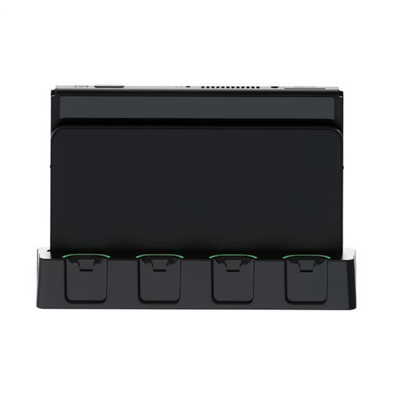 4 in 1 Charging Dock Station for Switches Controllers Power Supply Featuring Color Lighting