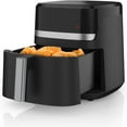 thumbnail image 1 of 4QT Air Fryer, Crispy Deep Fried Taste without the Fat, Plus Bake, Dehydrate, and Keep Food Warm, Digital Touchscreen and Auto Shut-Off, 1 of 5