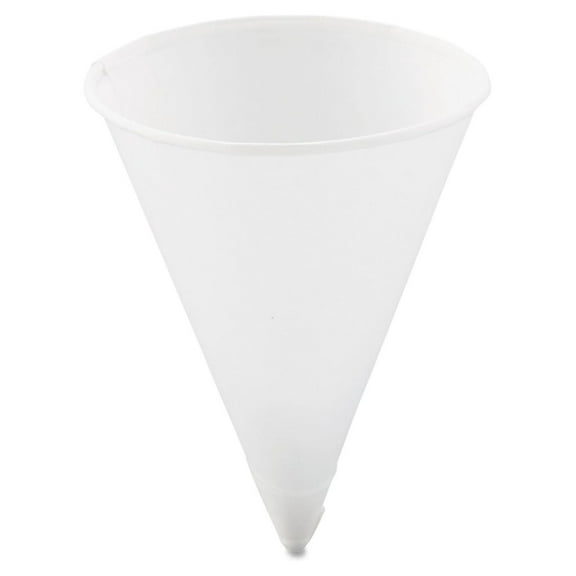 4R-2050 4 oz White Paper Cone Cups (Case of 5000)