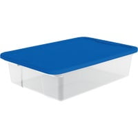 4RAM Homz Clear Storage Tote - Pack of 24