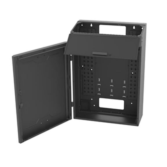 4RU Vertical Wall-Mount Cabinet with Split Door - 36in Height TAA