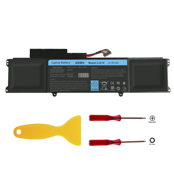 4RXFK Battery Replacement for C1JKH FFK56 Compatible with Dell Ultrabook XPS 14 Ultrabook XPS L421 L142x 14-L421x XPS 14 L421X Series Laptop 14.8V 69Wh