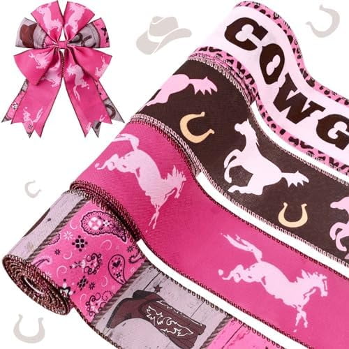 Kentucky Silhouette Wired Edge Ribbon - 2.5 Inches Wide X 10 Yards, Polyester Satin Ribbon For Crafts, Gifts & Decor