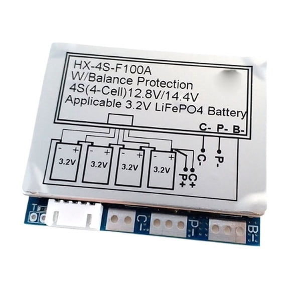 4S 12.8V 100A BMS Protection Board Separate Port With Balance For E-bike Boat And Uninterrupted Power Supply 12V ,Multi -Function Protection