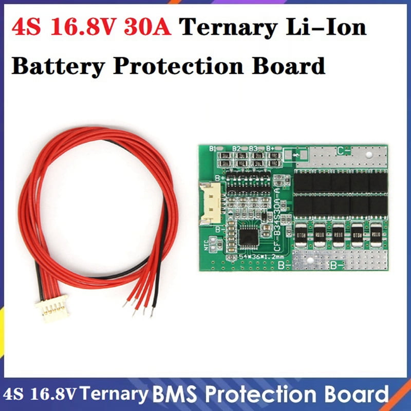 4S 16.8V 30A Ternary LiIon Battery Protection Board BMS with