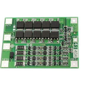 4S 40A Li-ion Cell Protection Board Balance Version Lithium Batteries BMS Integrated Circuits Protection Board for Drill Motor,4S 40A