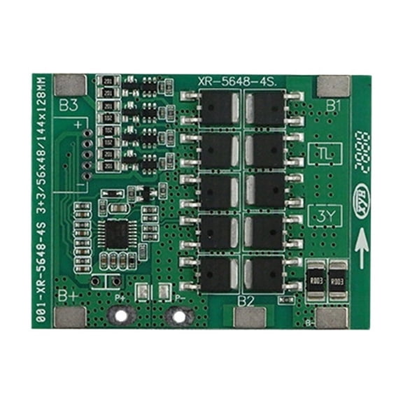 4S 50A 12.8V 14.4V 32650 32700 Battery BMS Board For Solar Panel Or Electric Boat Uninterrupted Power Supply 12V ,Multi -Function Protection
