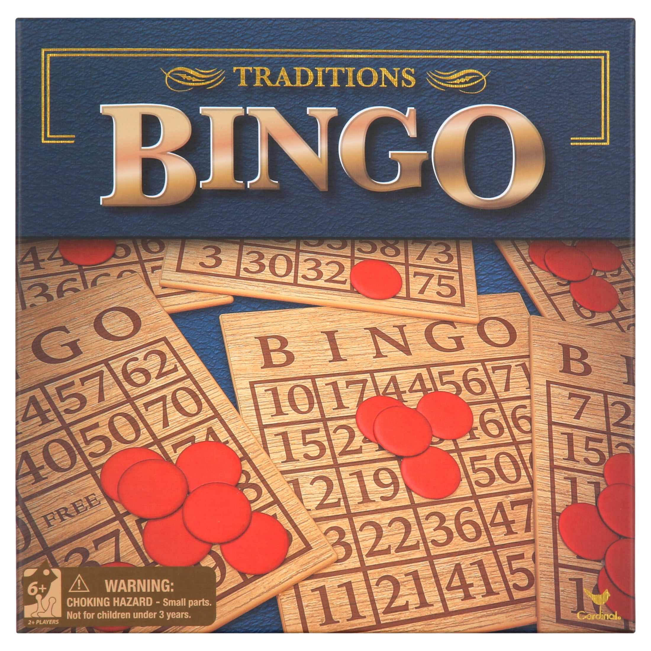 Traditions Fun Classic Bingo Game Set, Timeless Gift on Board