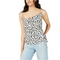 thumbnail image 1 of 4SI3NNA Womens Leopard Sleeveless Blouse Top, White, Medium, 1 of 3