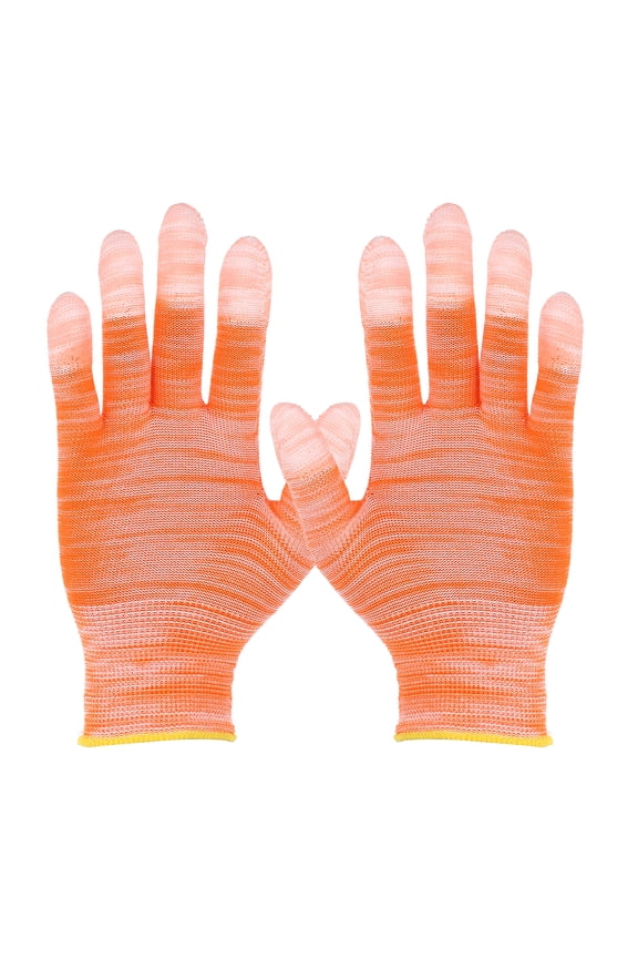4Set Anti-Static Gloves Electrostatic Protective Gloves, Large Size Orange