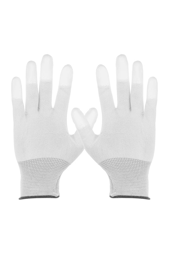 4Set Anti-Static Gloves Electrostatic Protective Gloves, Medium Size White