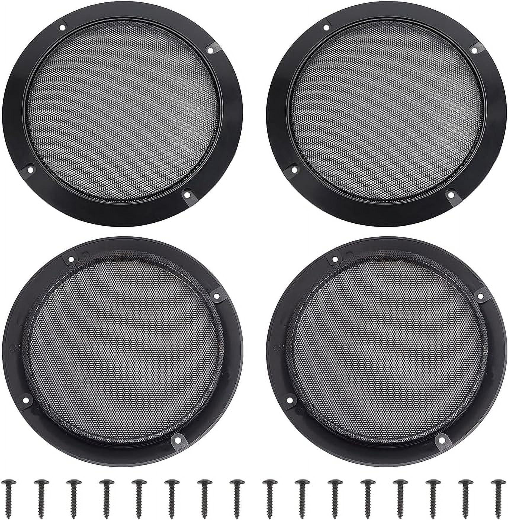 12 Inch Speaker Grille - Iron Subwoofer Grill Cover For Car & RV Audio, Black Mesh Protector Guard - View #6