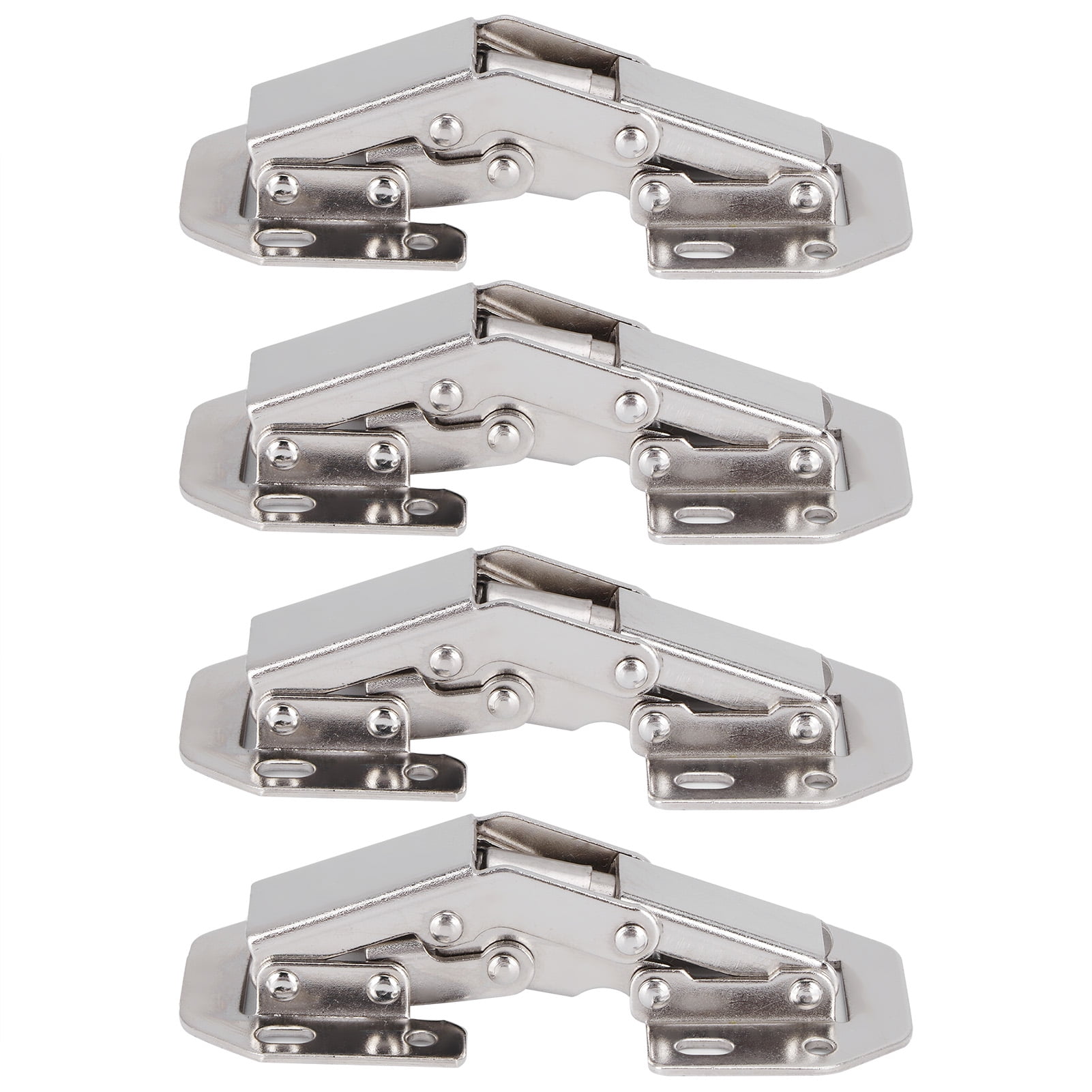 4Set Hinges Bridge Shaped Door Hinge Kit for Cupboard Closet