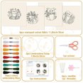 thumbnail image 1 of 4Set Cat and Dog Embroidery Kit for Beginenrs Hand Sewing Embroidery Kits with Cat and Dog Pattern Needlepoint Kit with Colourful Threads Needles Instructions, 1 of 7
