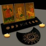 4Set Wooden Tarot Card Display Stands Moon Phase Tarot Holder for ...